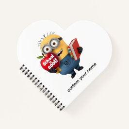 A Escola é Legal | Minion com Maçã Nome Personaliz