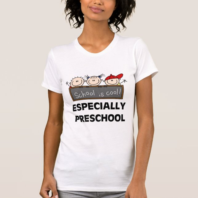 A escola pré-escolar é camiseta legal e presentes (Frente)