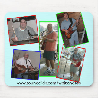 A ESPERA azul E CONSIDERA Mousepad