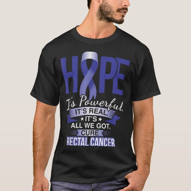 A Esperança É Uma Poderosa Camisa E Cancer De Canc (Frente)