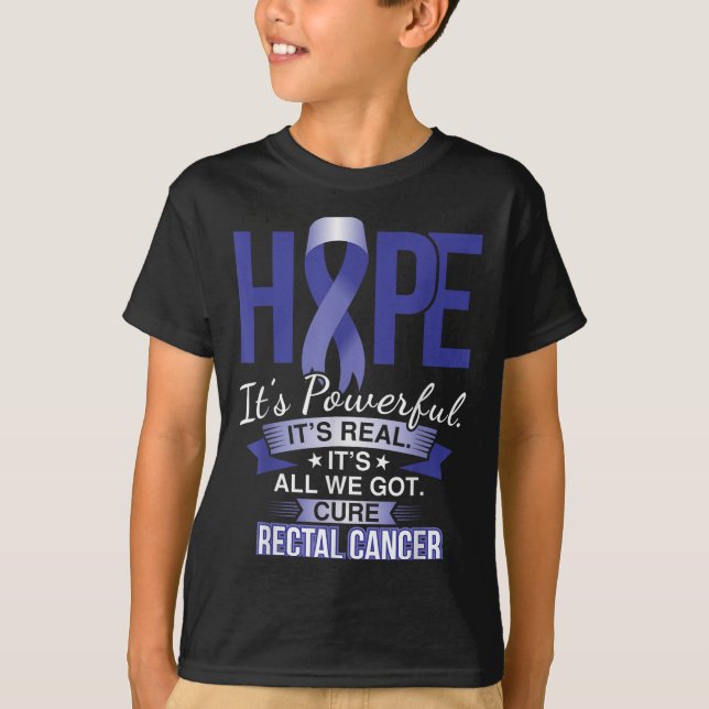 A Esperança É Uma Poderosa Camisa E Cancer De Canc (Frente)