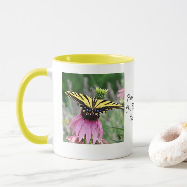 A Esperança Flutua no SVGTST Caneca de Bebida (Com Donut)