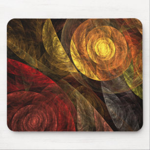 A espiral da arte abstracta Mousepad da vida
