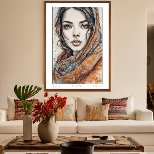 A esposa de Gipsy - Impressão (Criador carregado)