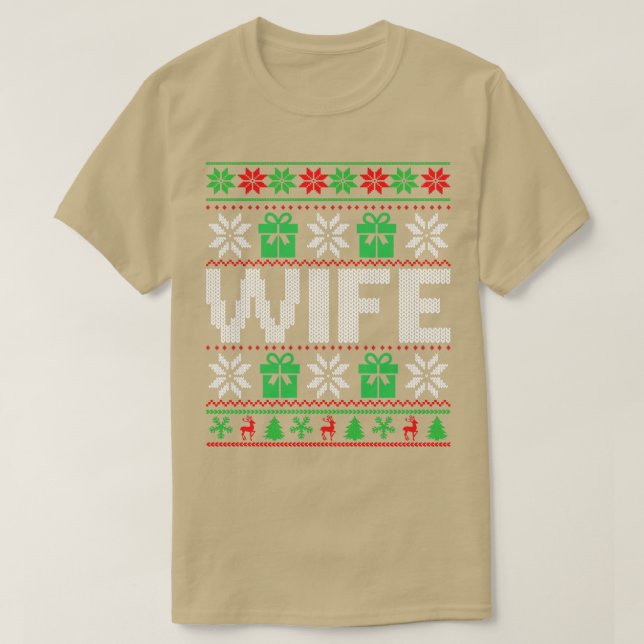 a esposa feia suéter de Natal (Frente do Design)