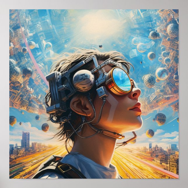 A essência da liberdade: um Poster mundial vibrant (Frente)