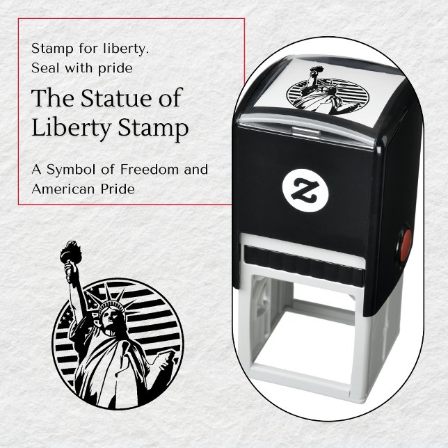 A estátua do Carimbo da Liberdade (The Statue of Liberty Stamp - A Symbol of Freedom and American Pride

)