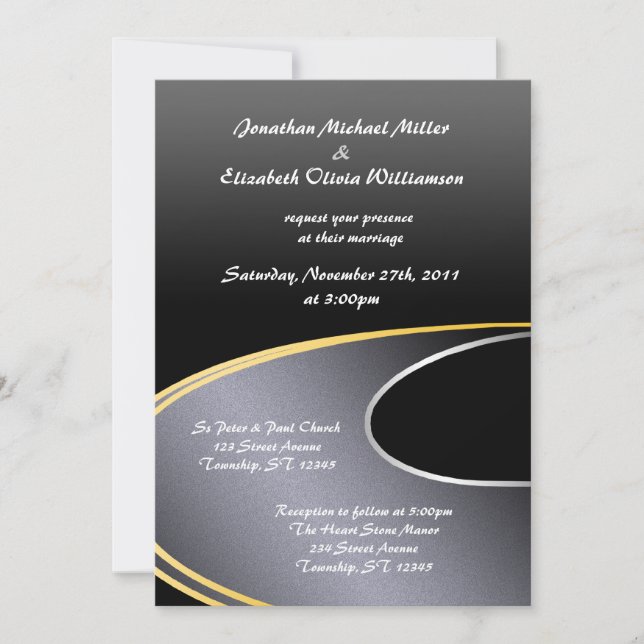 A Estrada Aberta - Convites De Casamento (Frente)