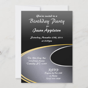 A estrada aberta - Convites de festas de aniversár