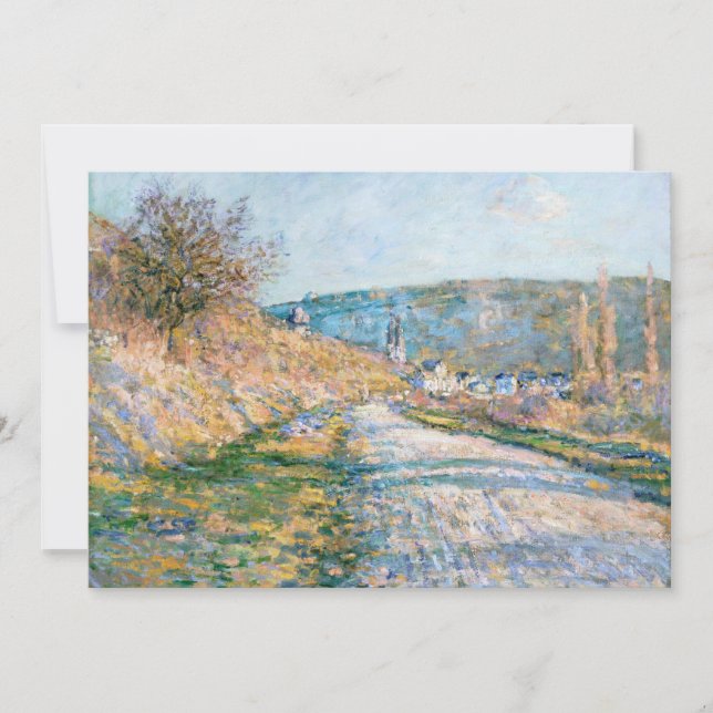 A estrada para Vétheuil | Claude Monet (Frente)