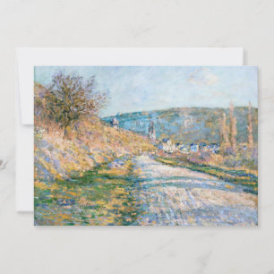 A estrada para Vétheuil   Claude Monet