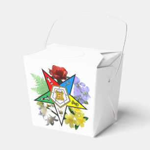 A estrela oriental floral remove a caixa de