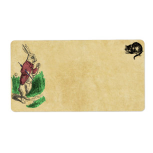 A etiqueta branca de Avery do coelho