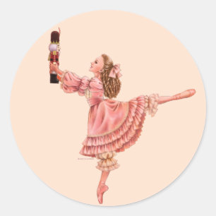 A etiqueta do balé do Nutcracker