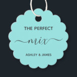 A etiqueta perfeita do favorito Mix, a etiqueta do<br><div class="desc">Estas são as etiquetas de presentes perfeitas para favores de chá de casamento/chá de panela. Você pode personalizar o texto frontal e traseiro,  bem como alterar as cores.</div>