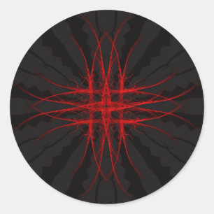 A etiqueta vermelha do Fractal do ~