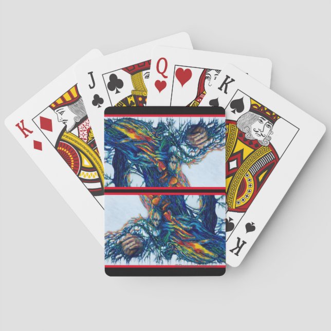 "A Excelente Hand", por Rosanne Coty, baralho (Verso)