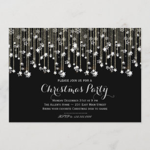 A faísca Stars o convite de Chrismas