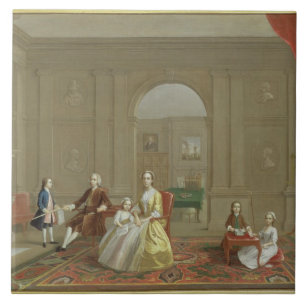 A família do bacon de John, c.1742-43 (óleo em