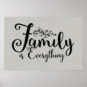 A família é tudo poster de  