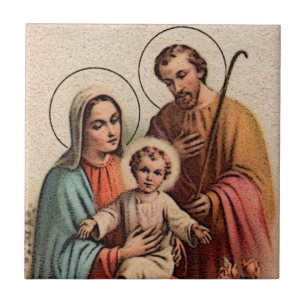 A família santamente - Jesus, Mary, e Joseph