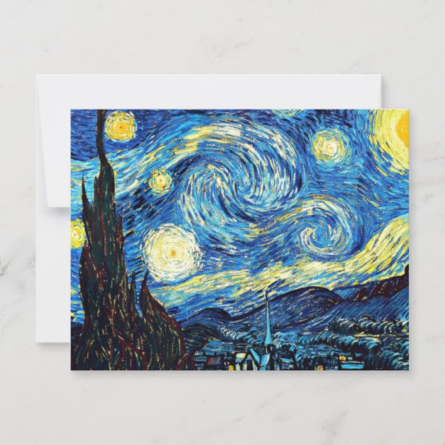 A famosa pintura de Van Gogh, Starry Night (Frente)