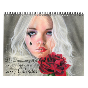 A Fantasia Art de Katerina Art 2017 calendário de 