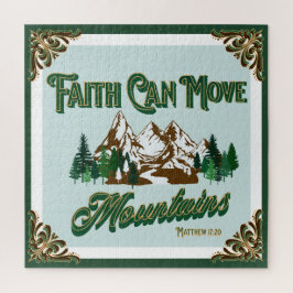 A fé pode mover montanhas Quebra-cabeça