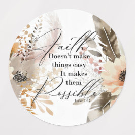 A Fé Torna as Coisas Possíveis Adesivos