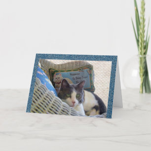 A felicidade é propriedade de um cartão de anive