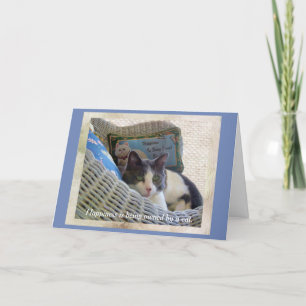 A felicidade é propriedade de um cartão de anivers