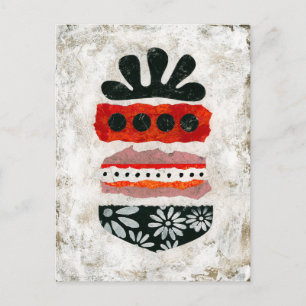 A Felicidade Importa Cartão Postal - Abstrato Art