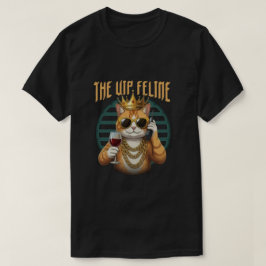 A Feline VIP – Camiseta Real Engraçada de Gato