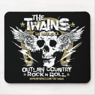 A ferradura Mousepad do n do crânio de TWAINS