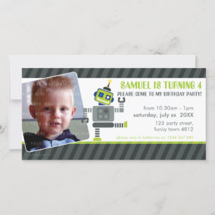 A FESTA DE ANIVERSÁRIO DA FOTO CONVIDA:: robô qu