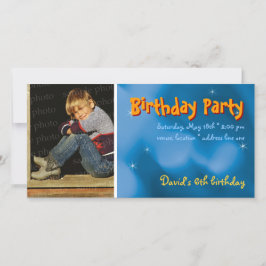 A Festa de aniversário de David | Convite para fot