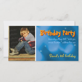 A Festa de aniversário de David | Convite para fot