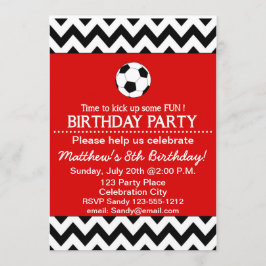 A festa de aniversário do futebol caçoa o convite
