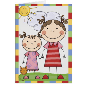 A figura da vara caçoa cartões e presentes