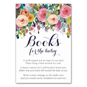 A flor colorida traz a cartões de livro inserções