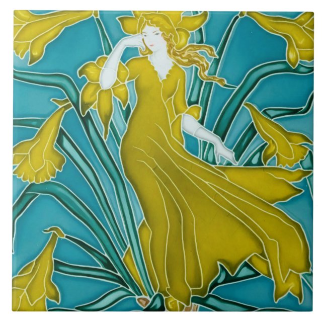 A Flora Art Nouveau de Walter Crane (Frente)