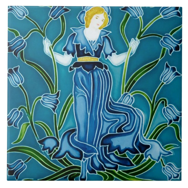 A Flora Art Nouveau de Walter Crane (Frente)