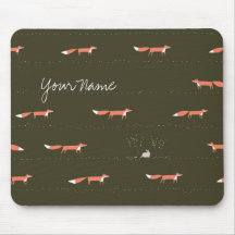 A floresta Foxes Mousepad