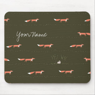 A floresta Foxes Mousepad