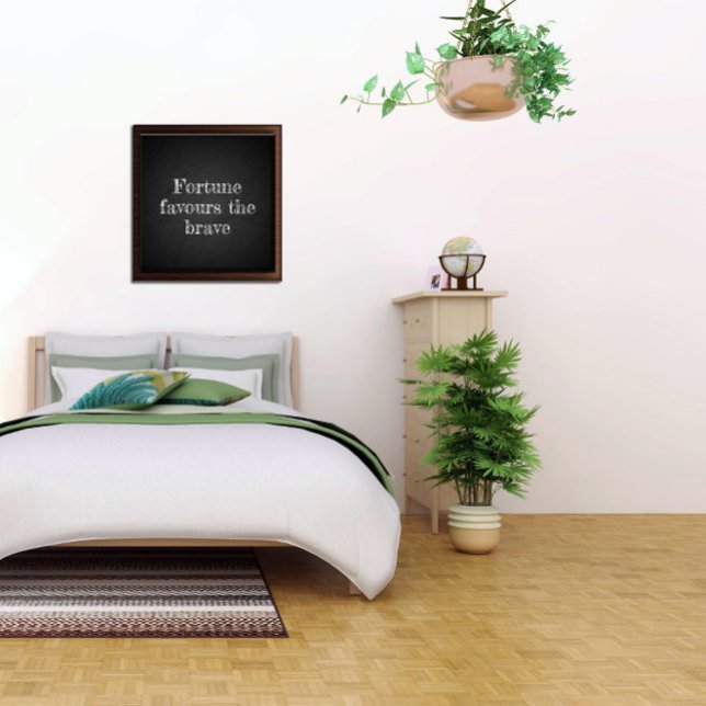 A fortuna favorece o poster de incentivo ao carvão (Criador carregado)