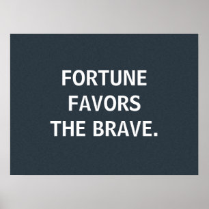 A Fortune favorece o poster corajoso e personaliza