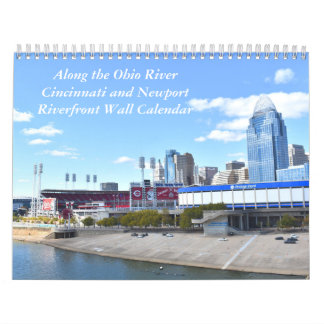 A Frente d'Água do Calendário de Parede Cincinnati