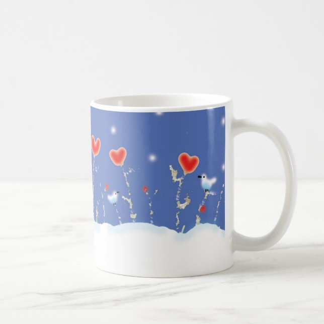 "A FRIO WINTER NIGHT'S MIRACLE" caneca de café 11  (Direita)