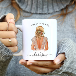 A futura Sra. Caneca de café com foto personalizad