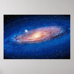 A galáxia para NES, poster do Andromeda da arte d